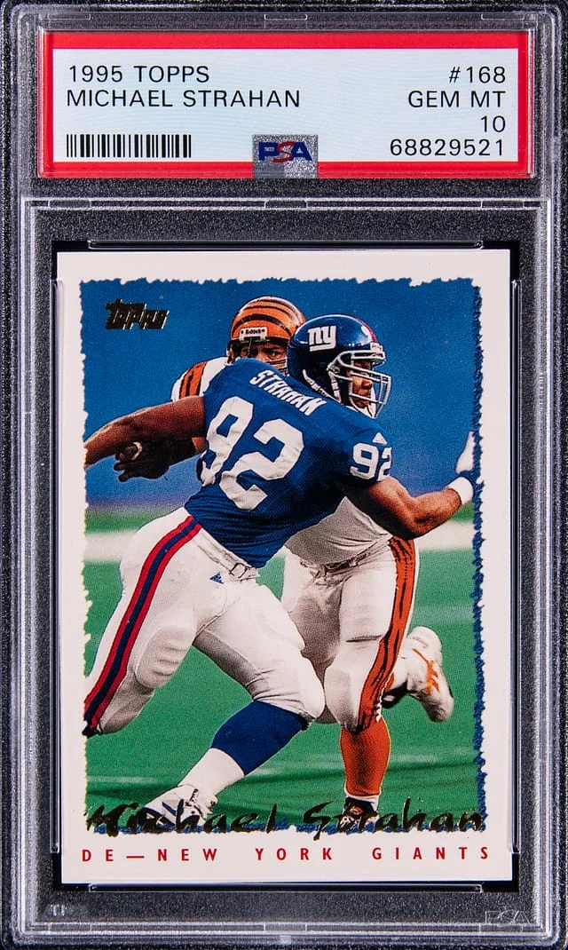 1995 Topps Michael Strahan #168 card image