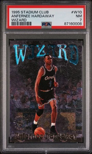 1995 Topps Stadium Club Anfernee Hardaway Wizard #W10 card image