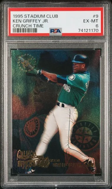 1995 Topps Stadium Club Ken Griffey Jr. Crunch Time #9 card image