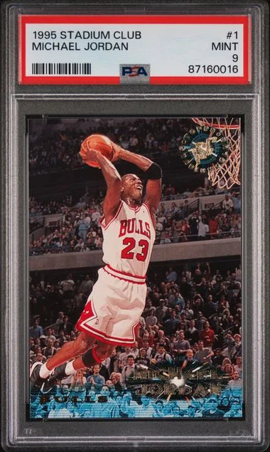 1995 Topps Stadium Club Michael Jordan #1 card image