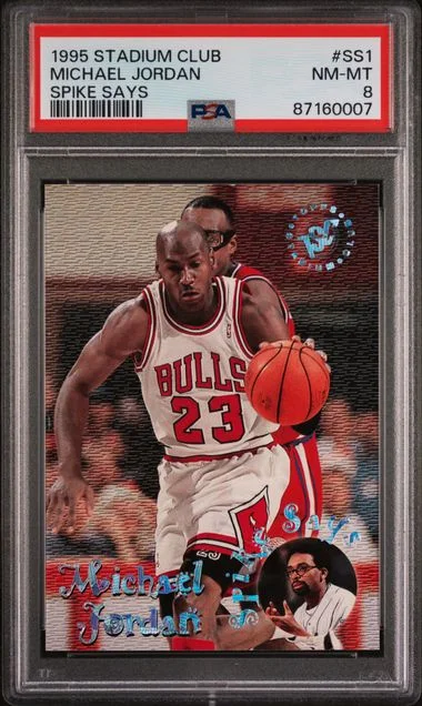 1995 Topps Stadium Club Michael Jordan Spike Says #SS1 card image