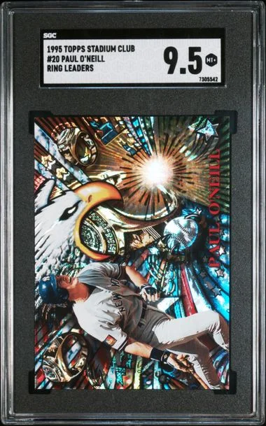 1995 Topps Stadium Club Paul O'Neill Ring Leaders #20 card image