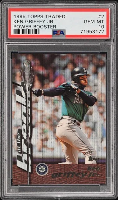 1995 Topps Traded Ken Griffey Jr. Power Booster #2 card image