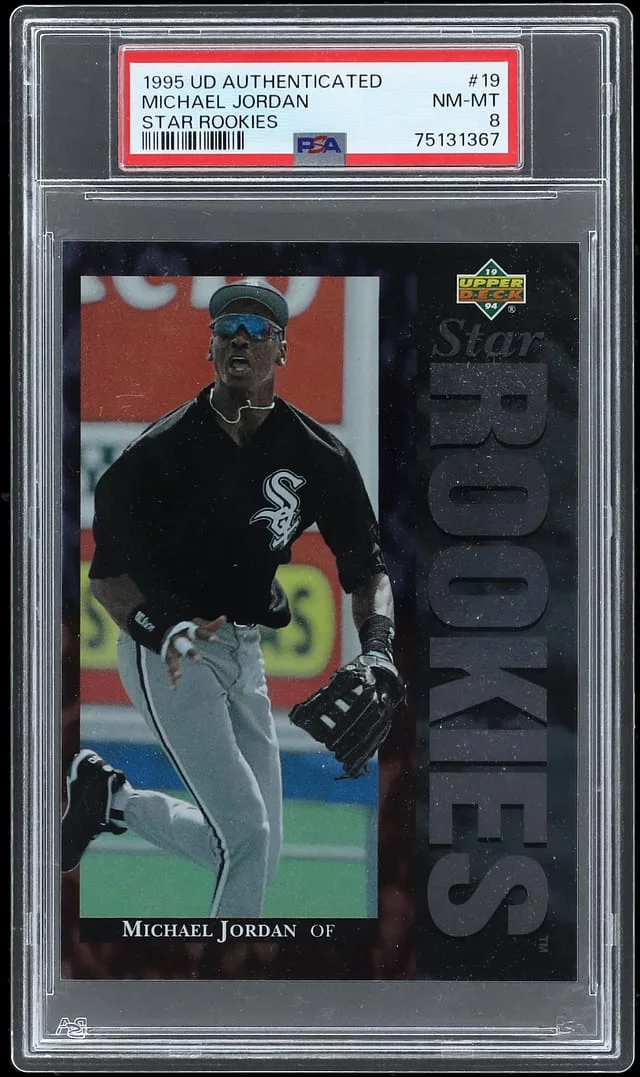 1995 UD Authenticated Star Rookies Michael Jordan #19 card image