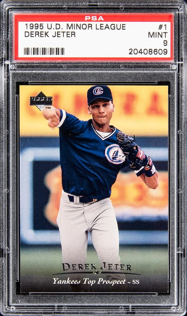 1995 U.D Minor League Derek Jeter #1 card image