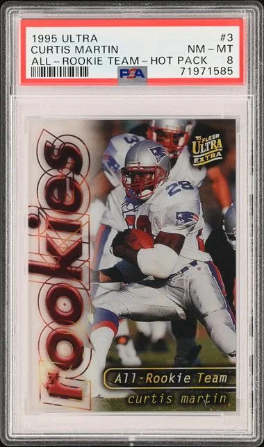1995 Ultra Curtis Martin All- Team Hot Pack #3 card image