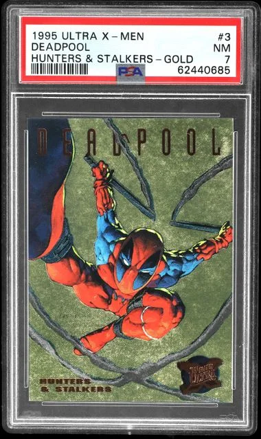 1995 Ultra Deadpool X-Men Hunters & Stalkers Gold #3 card image