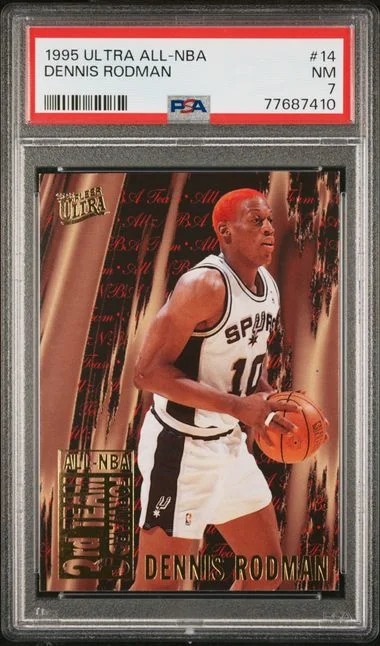1995 Ultra Dennis Rodman All-Nba #14 card image