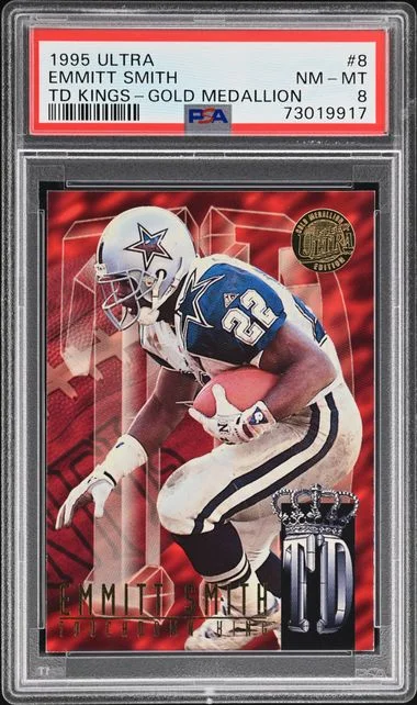 1995 Ultra Emmitt Smith Touchdown King Touchdown Kings #8 card image