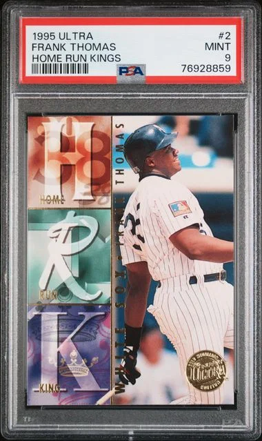 1995 Ultra Frank Thomas Home Run Kings #2 card image