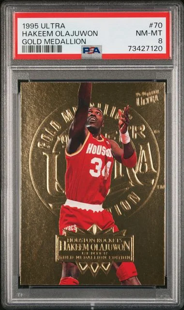 1995 Ultra Hakeem Olajuwon Gold Medallion #70 card image