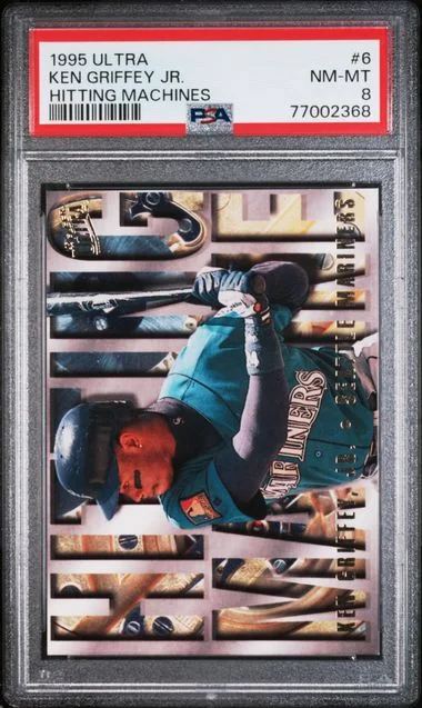 1995 Ultra Ken Griffey Jr. Hitting Machines #6 card image