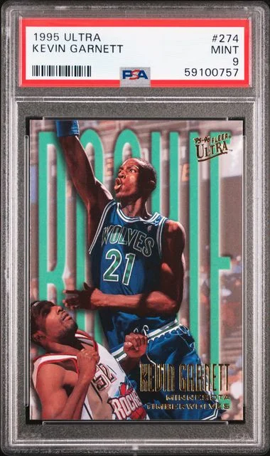 1995 Ultra Kevin Garnett #274 card image