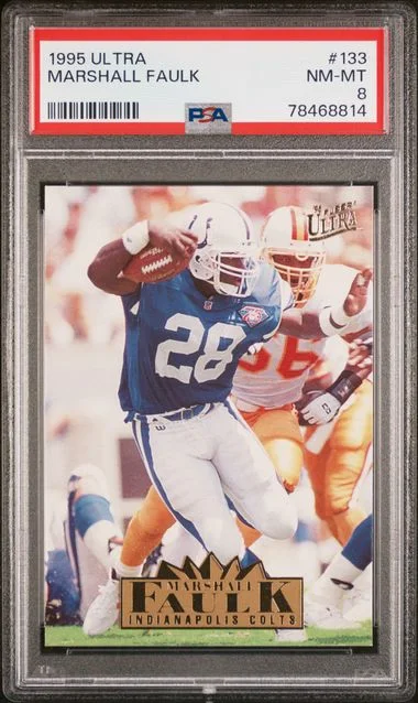 1995 Ultra Marshall Faulk #133 card image