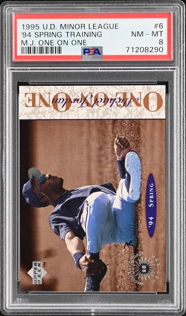 1995 Upper Deck '94 Spring Training Minor League M.J. One On One #6 card image