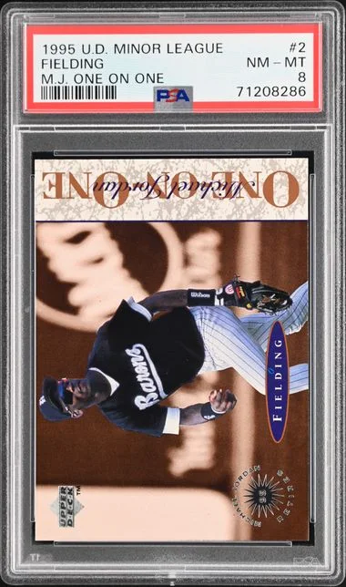 1995 Upper Deck Fielding Minor League M.J. One On One #2 card image