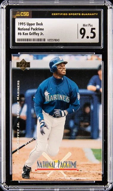 1995 Upper Deck Ken Griffey Jr. National Packtime #6 card image