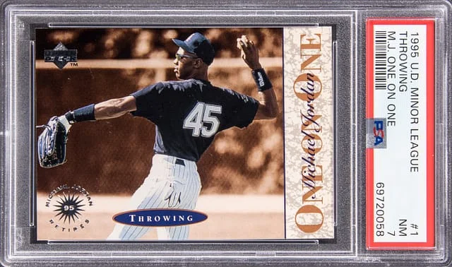1995 Upper Deck Michael Jordan Minor League One On One #1 card image