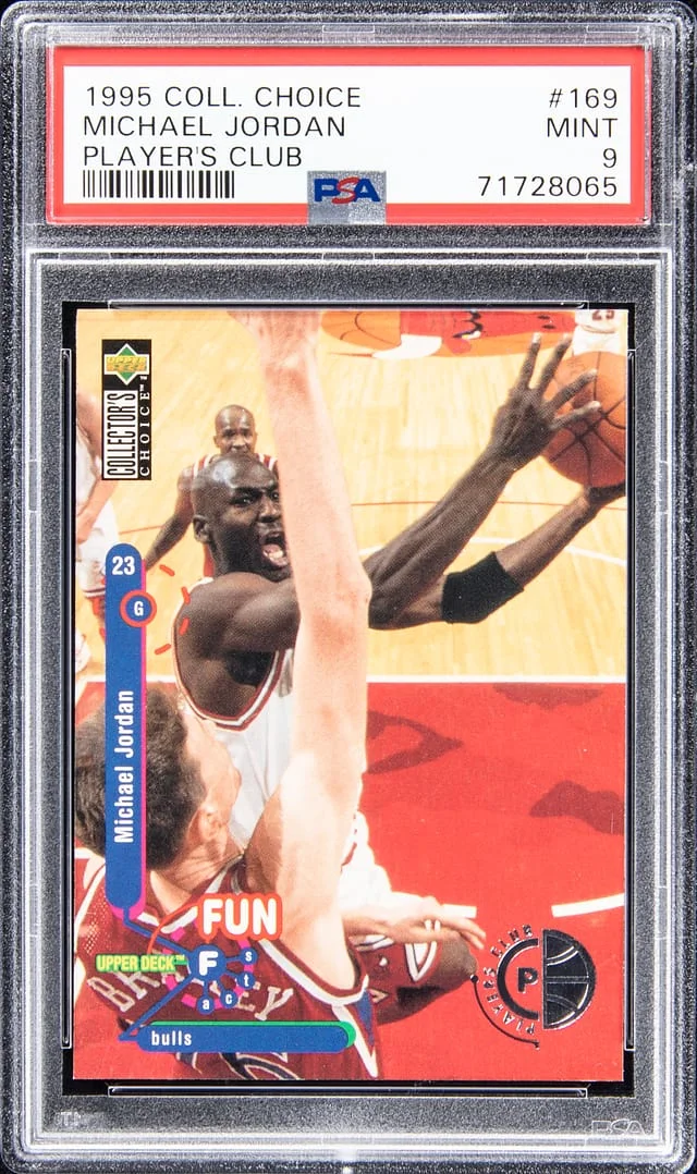 1995 Upper Deck Michael Jordan Collectors Choice Players Club #169 card image