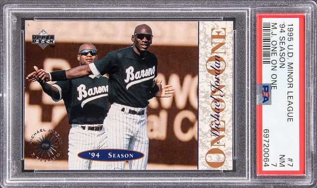 1995 Upper Deck Michael Jordan, 1994 Season Minor League One On One #7 card image