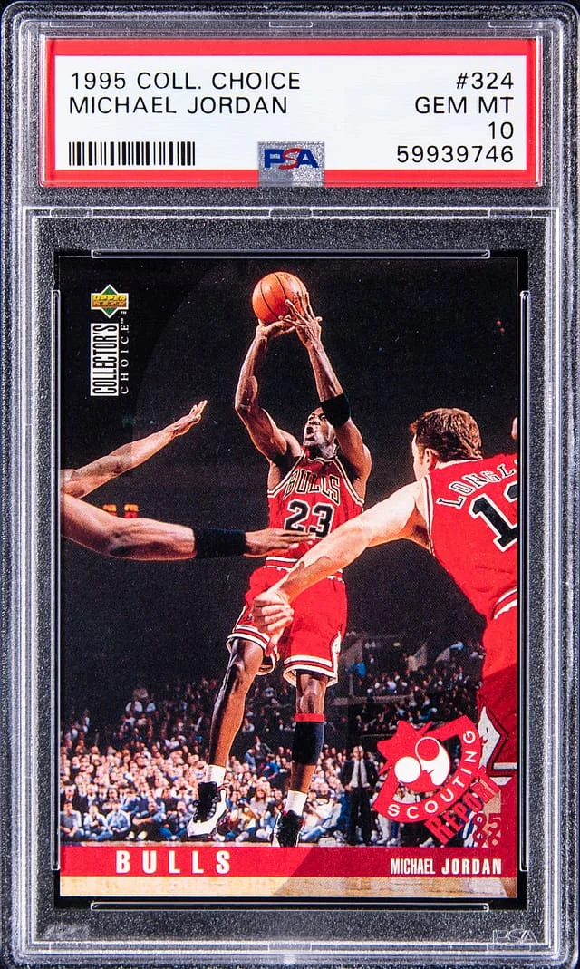 1995 Upper Deck Michael Jordan Collectors Choice Scouting Report #324 card image