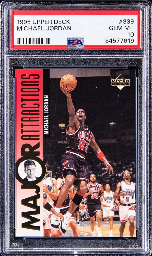 1995 Upper Deck Michael Jordan Major Attractions #339 card image