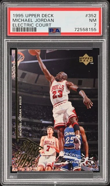 1995 Upper Deck Michael Jordan Electric Court #352 card image