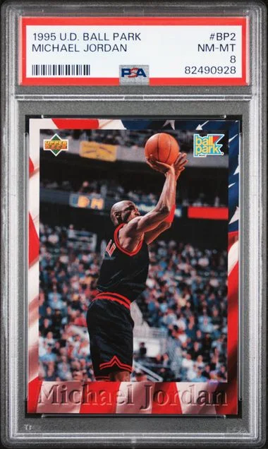 1995 Upper Deck Michael Jordan Ballpark-Jordan #BP2 card image