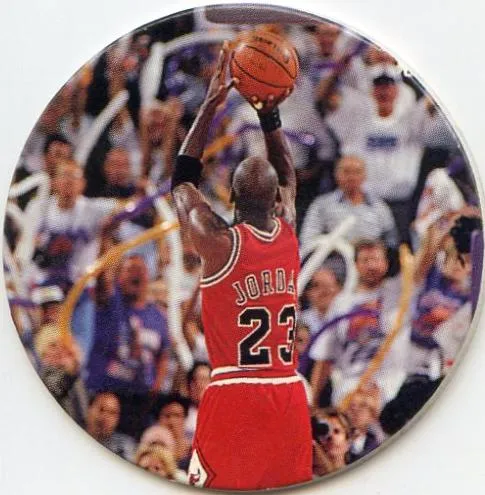 1995 Upper Deck Michael Jordan Milk Caps Michael Jordan #11 card image