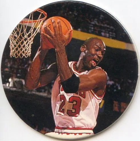 1995 Upper Deck Michael Jordan Milk Caps Michael Jordan #18 card image