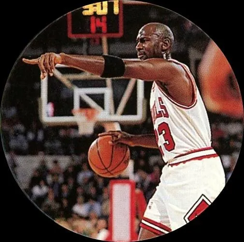 1995 Upper Deck Michael Jordan Milk Caps Michael Jordan #24 card image