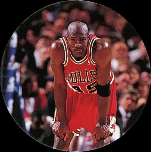 1995 Upper Deck Michael Jordan Milk Caps Michael Jordan #25 card image