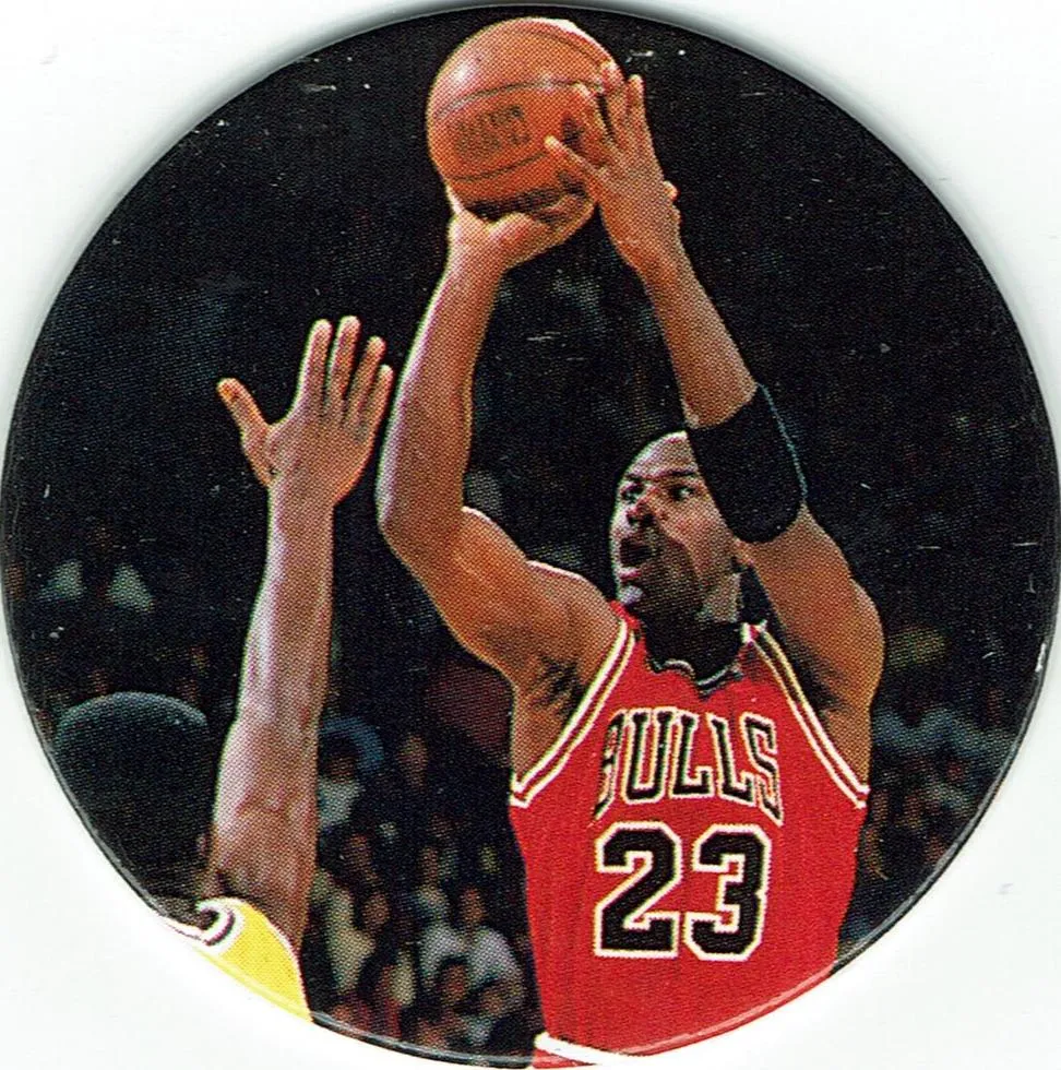 1995 Upper Deck Michael Jordan Milk Caps Michael Jordan #4 card image