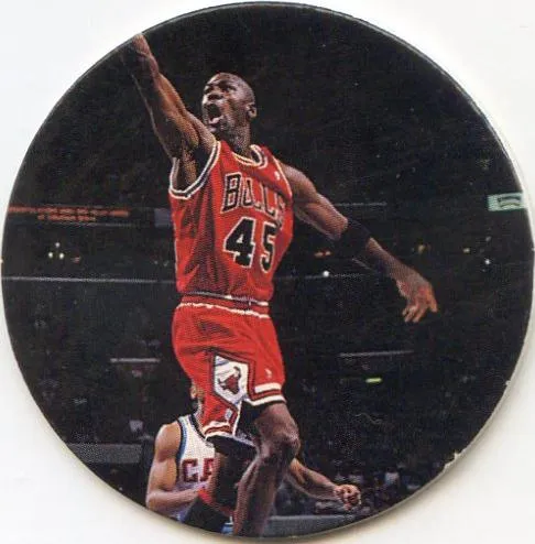 1995 Upper Deck Michael Jordan Milk Caps Michael Jordan #44 card image