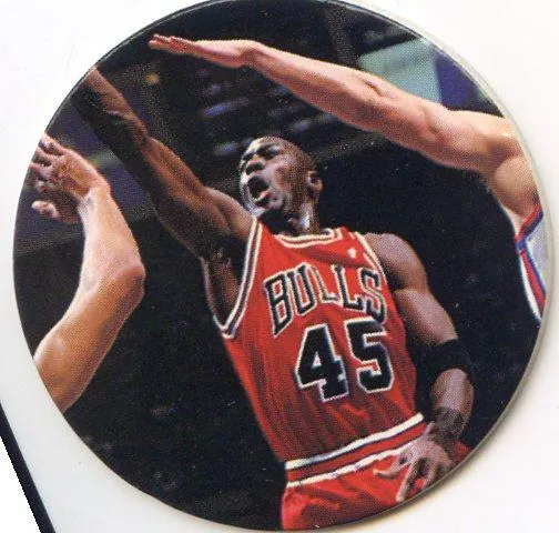 1995 Upper Deck Michael Jordan Milk Caps Michael Jordan #48 card image