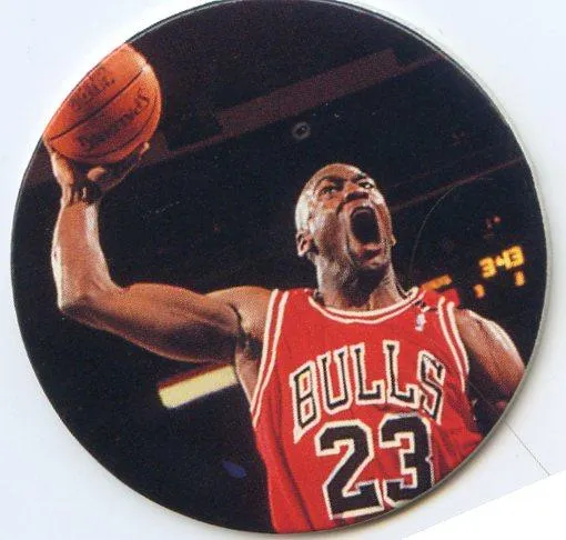 1995 Upper Deck Michael Jordan Milk Caps Michael Jordan #5 card image