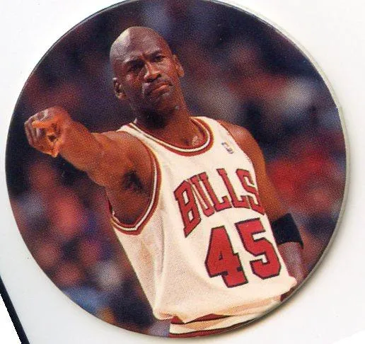 1995 Upper Deck Michael Jordan Milk Caps Michael Jordan #52 card image