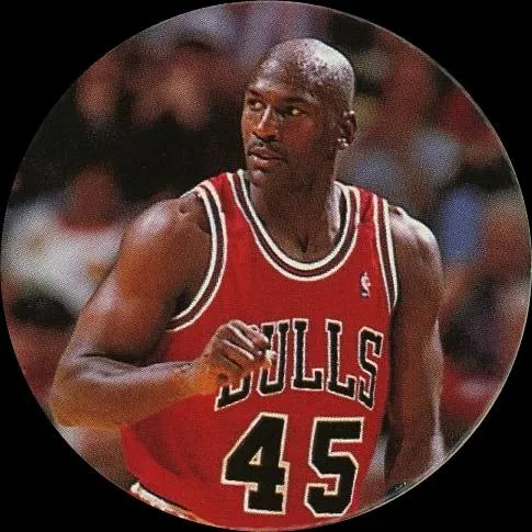 1995 Upper Deck Michael Jordan Milk Caps Michael Jordan #54 card image