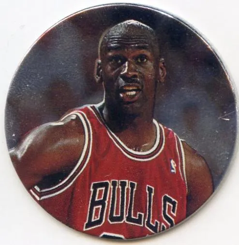 1995 Upper Deck Michael Jordan Milk Caps Michael Jordan Foil #S14 card image