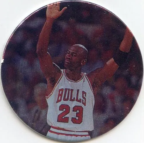 1995 Upper Deck Michael Jordan Milk Caps Michael Jordan Foil #S16 card image