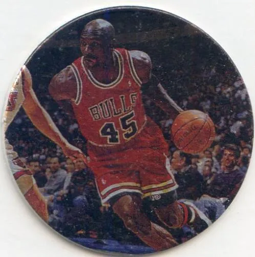 1995 Upper Deck Michael Jordan Milk Caps Michael Jordan Foil #S23 card image