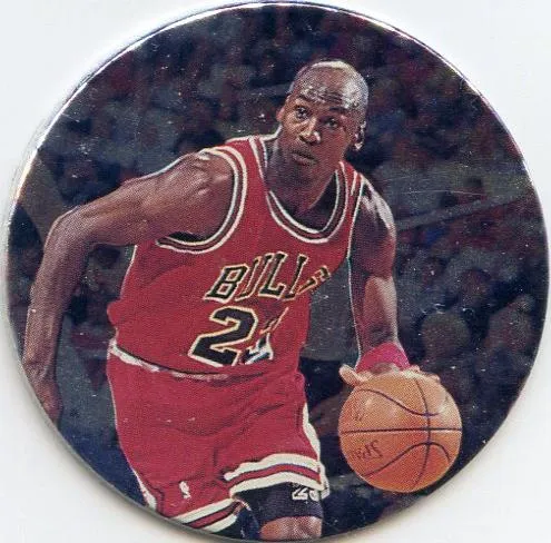 1995 Upper Deck Michael Jordan Milk Caps Michael Jordan Foil #S3 card image