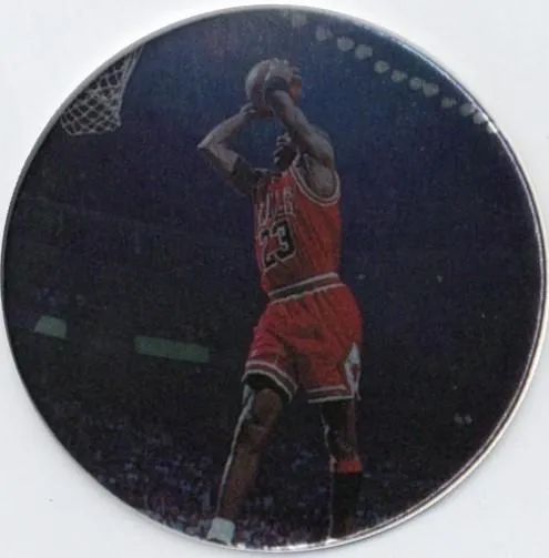 1995 Upper Deck Michael Jordan Milk Caps Michael Jordan Foil #S33 card image