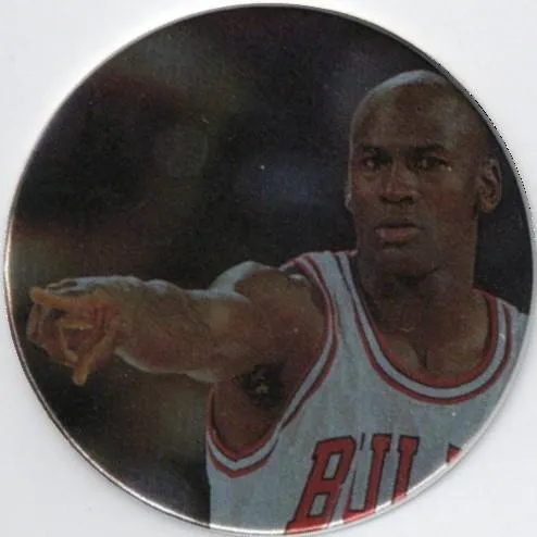 1995 Upper Deck Michael Jordan Milk Caps Michael Jordan Foil #S35 card image