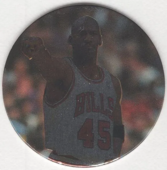 1995 Upper Deck Michael Jordan Milk Caps Michael Jordan Foil #S52 card image