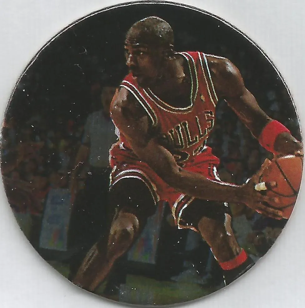 1995 Upper Deck Michael Jordan Milk Caps Michael Jordan Foil #S8 card image