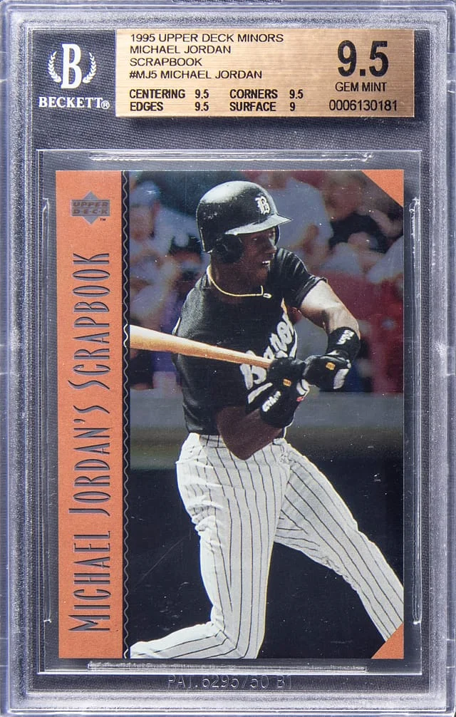 1995 Upper Deck Michael Jordan Minors Scrapbook #MJ5 card image