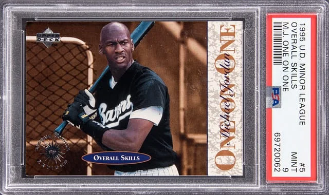 1995 Upper Deck Michael Jordan, Overall Skills Minor League One On One #5 card image