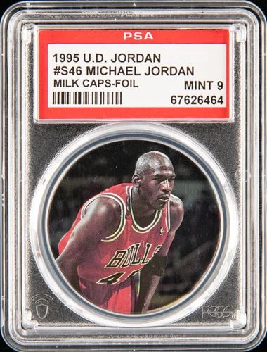 1995 Upper Deck Michael Jordan Milk Caps Foil #S46 card image