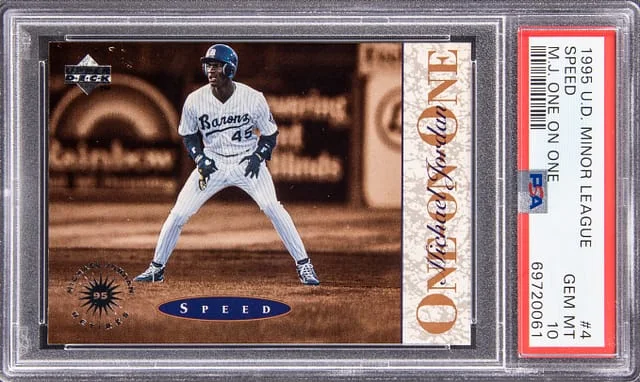 1995 Upper Deck Michael Jordan, Speed Minor League One On One #4 card image